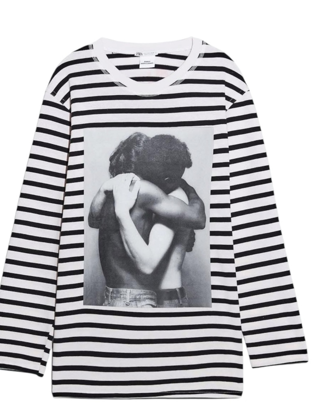 Zara + Robert Mapplethorpe Limited Edition Long Sleeve Black/White Striped Shirt
